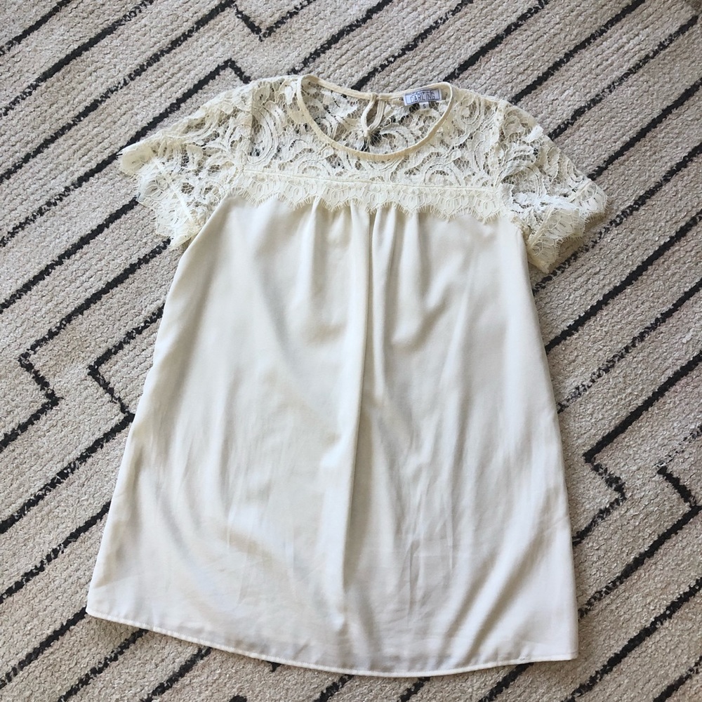 Darling lace Short sleeve blouse